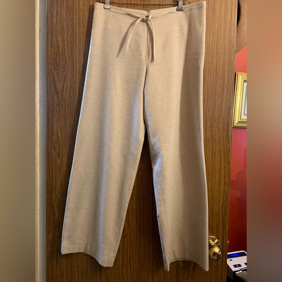 ClaudineT Pants - Elegant Soft To The Touch Tan Boot Cut Pants